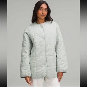 Lululemon Insulated Liner Coat, Jade Grey/Green Jasper, XL